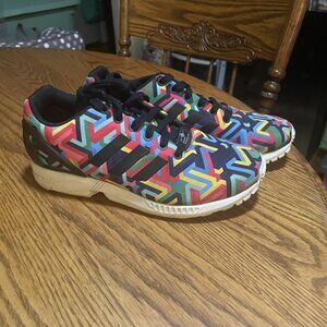 Adidas Torsion Sneakers AQ2737 Multicolor Geometric Stars Womens 7
